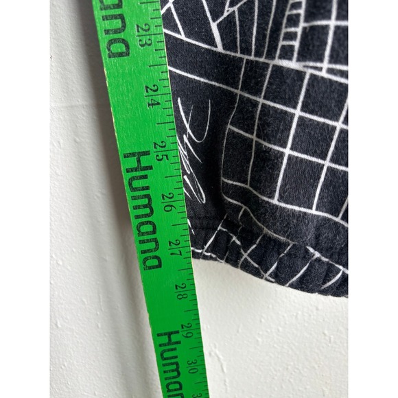 Jordan Flight Womens Black White All Over Print Fleece Jogger Sweatpants Small - Picture 7 of 7